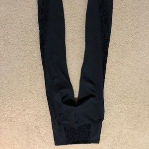 Lululemon Wunder Under Mesh Velvet Legging